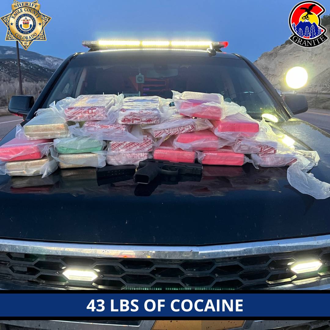 43 Pounds of Cocaine on a Sheriff's Office Vehicle